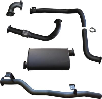 Toyota Landcruiser HDJ78 4.2L Troop Carrier 3in Turbo Back With Muffler (MKTY0028)