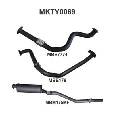 Toyota HZJ75, 78 Landcruiser 2.5in off Manifold (MKTY0069)