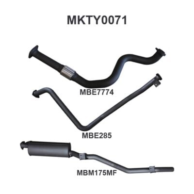 Toyota Landcruiser HZJ79 2.5in off Manifold (MKTY0071)