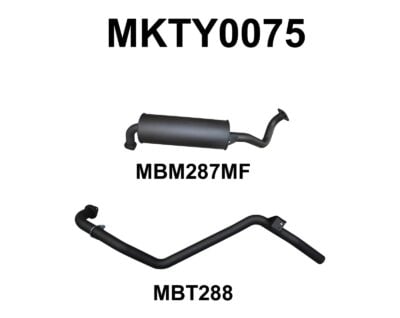 Toyota HZJ80 Landcruiser 2.5in off Extractors