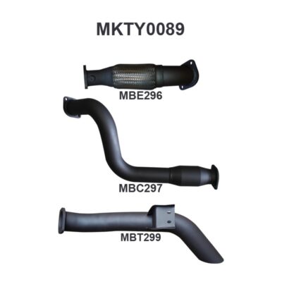 Toyota Landcruiser VDJ79 V8 S/Cab Ute 3in With Cat Side Exit (MKTY0089)