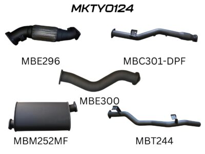 Toyota Landcruiser VDJ79 V8 Ute 3in With Cat & Muffler DPF