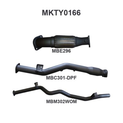 Toyota Landcruiser VDJ76 V8 Wagon 3in With Cat, WOM DPF (MKTY0166)