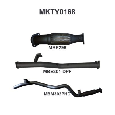 Toyota Landcruiser VDJ76 V8 Wagon 3in Without Cat, Hotdog DPF