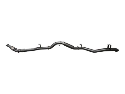 Toyota Landcruiser VDJ79 V8 4.5L TD, Dual Cab Ute 2012-2016, (Without DPF) 4in Single Turbo Back Wit (MKTY0196)