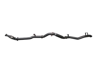 Toyota Landcruiser VDJ79 V8 4.5L TD, Dual Cab Ute 2012-2016, (Without DPF) 4in Single Turbo Back Wit (MKTY0198)