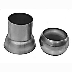 127mm (5in) TRUCK EXHAUST TILT CAB CONNECTOR BALL AND BALL SET MILD STEEL