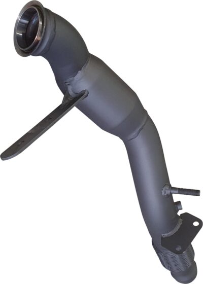 Amarok 2.0L Bi Turbo 3in Dump Pipe With Cat 06/12 - Current, To Bolt To Std Exhaust. (Short Neck Ver