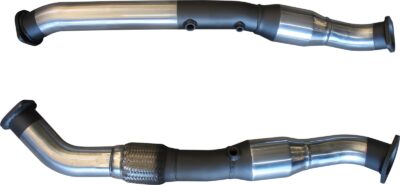 Toyota LandCruiser VDJ200 2016 V8 4.5L T.D. Dual 3in Engine Pipes With Cats and DPF Sensors