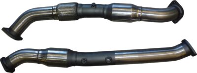 Toyota LandCruiser VDJ200 2016 V8 4.5L T.D. Dual 3in Engine Pipes With Cats and DPF Sensors
