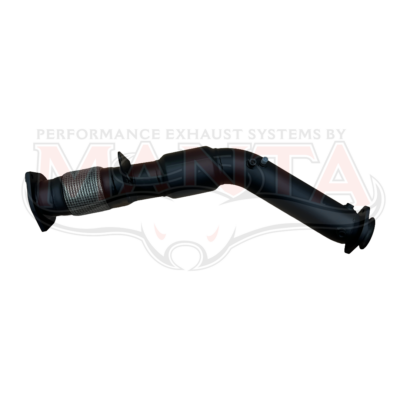 Next Gen T6.2 Ford Ranger & Everest V6 Diesel 4in Turbo Back Dump Pipe With Cat (SSMBC670-DPF)