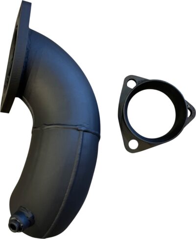Landcruiser 3in Dump Pipe HZJ75, HZJ78, HZJ79 4.2L TD, 3 Bolt TD05, TD05H DTS Turbo Ceramic Coated