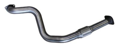 HZJ75, 78, 79 LandCruiser 2 1/2in Engine Pipe With Stainless Flex