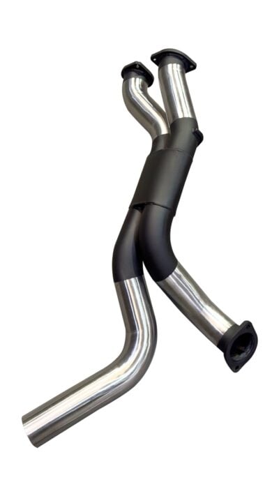 Ford Raptor 3.0L Twin Turbo V6, 3in Dual Over Axle Merge Pipe