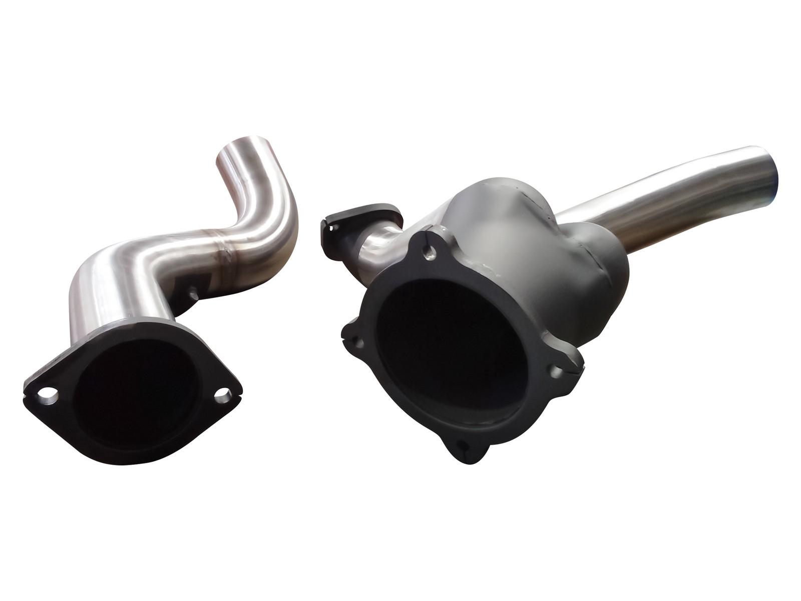 ssmbe787-1-mpiclean Ford Raptor 2023, 3.0L Twin Turbo V6, 3in Dual Rams Horn Assembly Connecting To Tail Pipes
