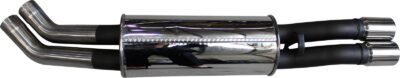VP Commodore, VR,VS Clubsport, VQ Statesman IRS Dual 2 1/2in Rear Muffler 40mm Short Of MBM121MF (SSMBM127MF)