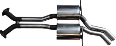 Holden Commodore VT VU VY VZ Sedan V8 Dual 2 1/2in Centre Muffler Recommend For Auto (MBM170MF)