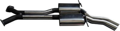 Holden Commodore VT VU VY VZ Sedan V8 Dual 2 1/2in Centre Muffler Recommend For Auto (SSMBM170MF)