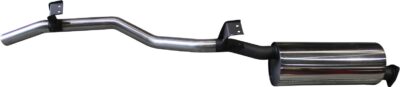 Toyota LandCruiser FZJ/HZJ75/78/79 2 1/2in Rear Muffler & Tailpipe