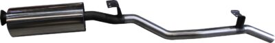 Toyota LandCruiser FZJ/HZJ75/78/79 2 1/2in Rear Muffler & Tailpipe