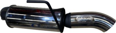 TOYOTA LANDCRUISER 300 SERIES V6 3in REAR MUFFLER WITH 4in BLACK TIP
