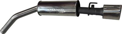 Holden Commodore VU VY VZ V8 Ute 2 1/2in LHS Exit Rear Muffler With Oval Tip (MBM240MF)