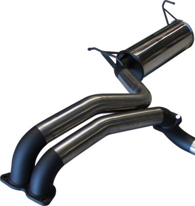 Ford Falcon BA XR8/GT & BF, FG XR8 Sedan Dual Outlet Rear Muffler RHS With Twin Tips (SSMBM355MFQUAD)