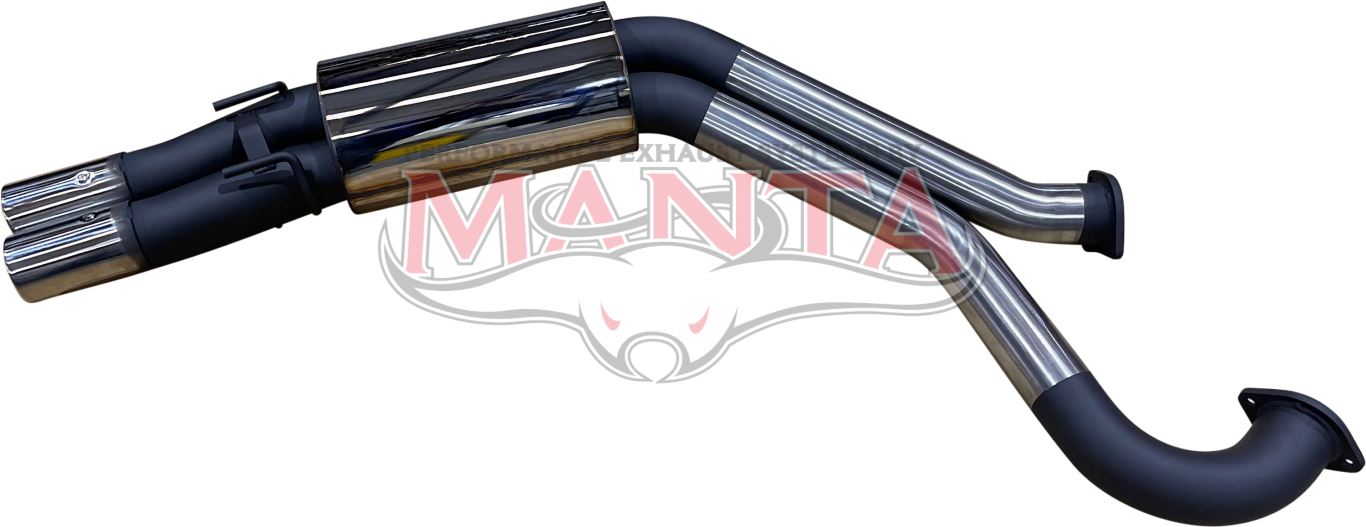 ssmbm448mf-maloo_01 VU Maloo Ute 3in Dual Rear Muffler With Polished Tips