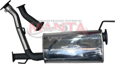 Landcruiser VDJ200 2016 V8 4.5L 3in Centre Muffler to Fit up to Standard DPF (SSMBM564MF-DPFBACK)