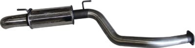 Toyota LandCruiser UZJ/VDJ200 V8 Petrol-Turbo Diesel 3in Rear Muffler (Droopy Style Tip)