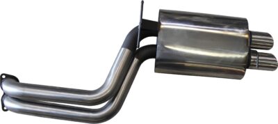 Ford Territory SX/SY 4.0L Turbo 2 1/2in Dual Rear Muffler With Stainless Tips
