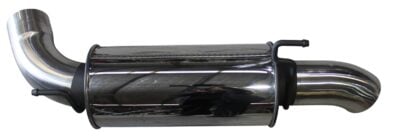 LandCruiser VDJ200 Wagon, B-Section 4in Rear Muffler, V-Band Joint Style