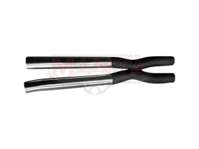 Ford Mustang V8 2 1/2In Dual X-Pipe, Centre Muffler Replacement Without Muffler