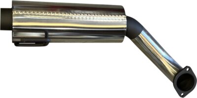 Silverado 1500 V8 6.2L 3in LH Rear Muffler With Stub To Suit Tray Or Canopy