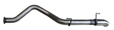 LandCruiser VDJ200 Wagon 4in Tailpipe REAR SECTION ONLY STAINLESS STEEL