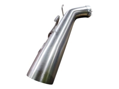 LandCruiser VDJ200 Wagon 4in Tailpipe REAR SECTION ONLY, stainless steel, with slip joint