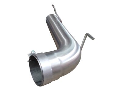 LandCruiser VDJ200 Wagon 4in Tailpipe REAR SECTION ONLY, stainless steel, with slip joint