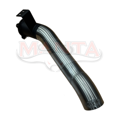 Toyota Landcruiser VDJ79 V8 4.5L TD, 4in LHS Tail Pipe Side Exiting Behind Rear Wheel