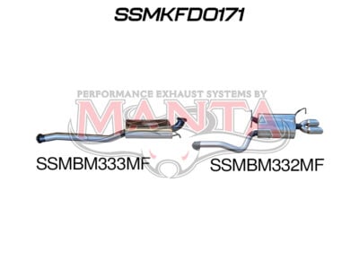 Ford Falcon FG 6 Cylinder N/A Sedan Catback Muffler/Muffler (SSMKFD0171)