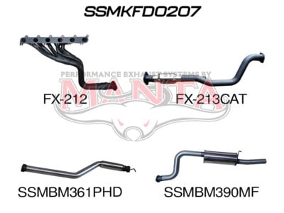 Ford Falcon FG 6 Cylinder Ute Full System Hotdog/Muffler (SSMKFD0207)