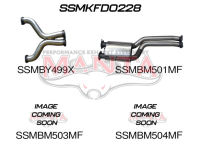 Ford FG 5.4L V8 Ute 3in L & R CatBack Muffler/Muffler