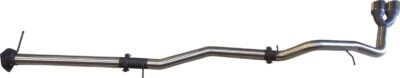 Ford Next Gen T6.2 Ranger V6 3in DPF Back Without Mufflers, Twin Tip Side Exit (SSMKFD0275T)