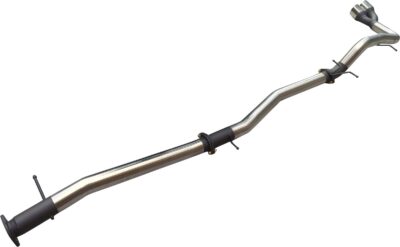 Ford Next Gen T6.2 Ranger 4cyl 2.0L Bi-Turbo 3in DPF Back Without Muffler, Twin Chrome Tip Side Exit (SSMKFD0280T)