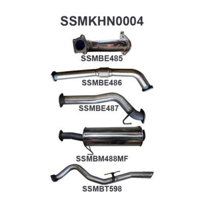 Holden Colorado RC 3.0L 08 - 10 SWB WITHOUT CAT & WITH MUFFLER (SSMKHN0004)