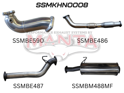 Holden Colorado RC 3.0L 10 - 12 SWB Without Cat & Muffler