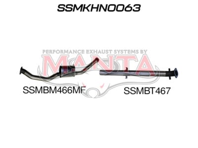 Holden Commodore VP VR VS Sedan 5L V8 IRS 3in Catback Tailpipe (SSMKHN0063)