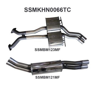Holden Commodore VP VR VS Sedan 5L V8 IRS 2.5in Catback Muffler (SSMKHN0066TC)