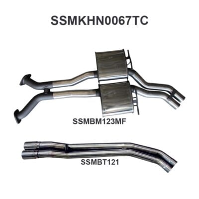 Holden Commodore VP VR VS Sedan 5L V8 IRS 2.5in Catback Tailpipe (SSMKHN0067TC)