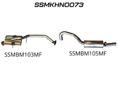 Holden Commodore VG VP VR V6 Ute 2.5in Catback Muffler/Muffler