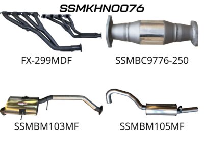 Holden Commodore VN VP VR VS Ute 5.0L Manual V8 2.5in With Extractors Muffler (SSMKHN0076)